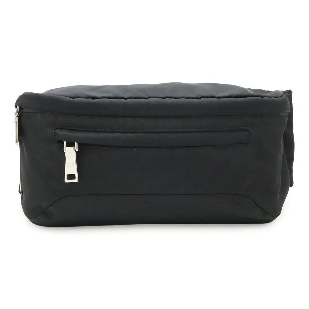 Prada Waist Bag Pouch Clutch Body Hip NERO Black
